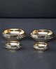 Indian Bartan Handcrafted Brass Diya's (Set of 4)