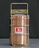 Indian Bartan Copper Tiffin Box 3 box