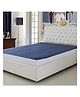 JARS Collections  Cotton Quilted Waterproof  Mattress Protector for Double Size Bed Fits up to 8 Inch Mattress - Blue