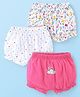 Babyhug 100% Cotton Floral Printed Bloomer  Pack of 3 - Multicolor