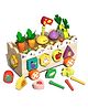 HAPPY HUES Intelligent Cart Toy Shape Object  Colour Counting Sorting Stacking Toy - 24 Pieces