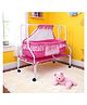Kiddery Ares Cradle for Baby With Mosquito Protection Net - Pink