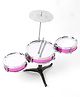 Vijaya Impex Mini Jazz Drum Set - Pink