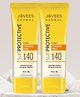 Jovees Herbal Sun Protective Sunscreen SPF 40 Lightweight and Oil Free - UVA and UVB Protection Pack of 2 - 50 g Each