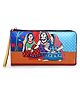Sabhyata Three lady Double Zip Wallet- Multicolor