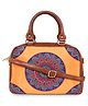 Sabhyata Mandala Satin Handbag with detachable sling 2