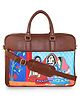 Sabhyata Village Ladies Laptop Bag with Detachable Sling - Multicolor
