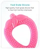 Babyhug Strawberry Shaped Silicone Teether - Pink
