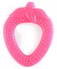 Babyhug Strawberry Shaped Silicone Teether - Pink
