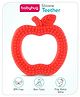 Babyhug Apple Shaped Silicone Teether - Red