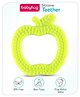 Babyhug Apple Shaped Silicone Teether - Green