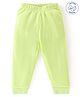 Babyoye Cotton Knit Ribbed Solid Colour Full Length Thermal Inner Wear Pant - Green