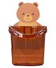 Ortis Toothbrush Holder Shelf Wall Mounted with Self Adhesive Teddy Bear Magic Sticker - Multicolour