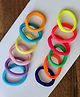 Little Blossom Set Of 12 Rubber Band - Multi