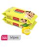Babyhug Premium Baby Lemon Wipes Pack of 2 - 144 Pieces