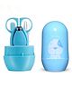 Chinmay Kids Baby Infant and Toddler Grooming Nail Cutter Kit with Scissors 4 Pcs - Blue