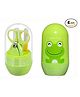 Chinmay Kids Baby Infant and Toddler Grooming Nail Cutter Kit with Scissors 4 Pcs - Green