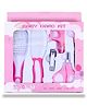 Chinmay Kids Baby Grooming Kit Manicure Set or Daily Care Kit for Babies 6 Pieces Set - Pink