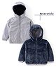 Babyhug Full Sleeves Solid Colored Reversible Jacket with Pockets - Silver
