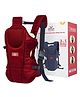 Mylo Baby Premium 3 in 1 Comfortable & Adjustable Newborn Baby Carrier Backpack with Padded Shoulder Strap -  Sturdy Back Support & Cushioned Leg Support - Red