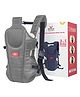 Mylo Baby Premium 3 in 1 Comfortable & Adjustable Newborn Baby Carrier Backpack with Padded Shoulder Strap -  Sturdy Back Support & Cushioned Leg Support - Grey