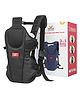 Mylo Baby Premium 3 in 1 Comfortable & Adjustable Newborn Baby Carrier Backpack with Padded Shoulder Strap Sturdy Back Support & Cushioned Leg Support - Black