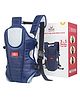 Mylo Baby Premium 3 in 1 Comfortable & Adjustable Newborn Baby Carrier Backpack with Padded Shoulder Strap Sturdy Back Support & Cushioned Leg Support - Blue