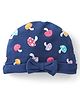 Babyhug 100% Cotton Cap with Mushroom Printed - Navy Blue