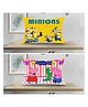 JARS Collections Velvet Baby Pillow For Sleeping Ultra Soft Toddler Pillow With Cartoon Print Pack of 2 - Multicolor