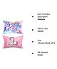 JARS Collections Velvet Baby Pillow For Sleeping Ultra Soft Toddler Pillow With Cartoon Print Pack of 2 - Multicolor