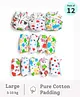 SuperBottoms First Love Premium DryFeel Langot for 0-9M Babies | 100% Cotton Padding | Printed | Pack of 12 | 5-10kg SuperBottoms First Love Premium DryFeel Langot for 0-9M Babies | 100% Cotton Padding | Printed | Pack of 12 | 5-10kg