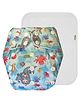 Dumbledo Cloth Diaper Unisex Leakage Proof Eco-Friendly Reusable Adjustable Free Size Quick Dry Without Insert Pack of 1 - Blue