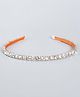 CHOKO Midnight Mist Jeweled Hair Band - Orange