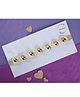 CHOKO Beads Embellished  Headband - Gold White
