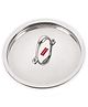 HAZEL Stainless Steel Cookware Plain Lid With Handle Outer Diameter 20 cm Inner Diameter 18 cm - Silver