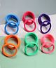 Kamule Set Of 24 Nylon Rubber Bands - Multi Colour