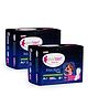 everteen XXL Relax Nights Ultra Thin 40 Sanitary Pads with Neem and Safflower - 2 Packs (40 Pads Each, 320mm)