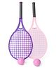 Peppa Pig Tennis Set of 4- Purple and Pink