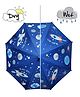 KARBD Colour Changing Auto Open Magic Umbrella - Dark Blue Colour Space Design
