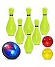 FunBlast 2 in 1 Hover Soccer and Bowling Set Glow Hover Bowling Game - Multicolor