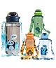 FunBlast Cartoon Design Water Bottle with Straw and Strap   1 Pc Random Color and Print