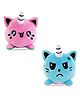 FunBlast Reversible Unicorn Soft Toy  2 in 1 Unicorn Stuffed Toys - Pink & Blue