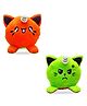 FunBlast 2 in 1 Reversible Unicorn Soft Toy - Green & Orange