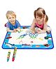 FunBlast Magic Water Doodle Mat with Rainbow Color Swatches