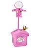 FunBlast Astronaut House Theme Table LED Lamp with Pen Holder  Pink