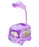 FunBlast Space Bus Theme Table LED Lamp with Pen Holder - Purple