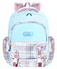 FunBlast 18 Inches Casual Bag Backpack Check Design Blue