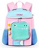 FunBlast 12.9 Inch Cartoon Themed Backpack For Kids Pink & Blue