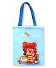 FunBlast Cartoon Print Multipurpose Use Hand Bag  Sky Blue