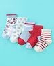 Mustang Cotton Ankle Length Floral Design Socks Pack of 5 - Multicolour